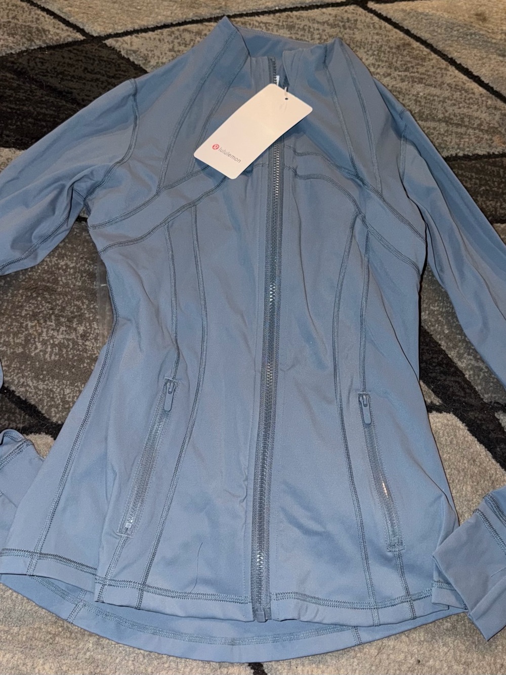 lululemon athletica Dusty Blue Full-Zip Define Jacket